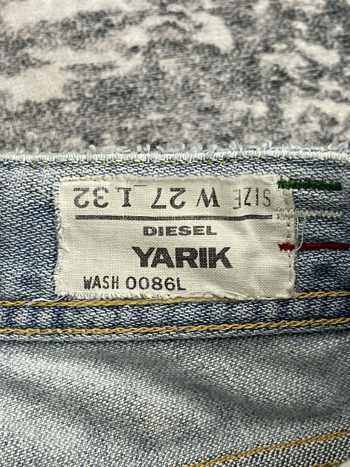 Diesel Diesel Yarik Jeans – W27 L32 – Made in Italy Size US 27 - 9 Thumbnail