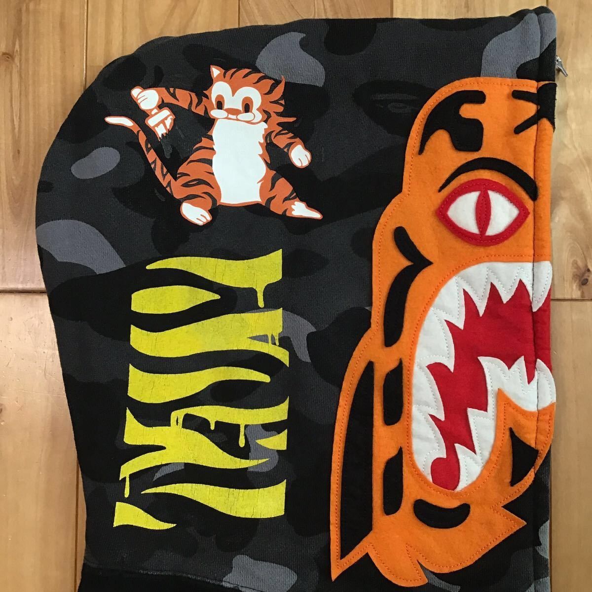 Bape × Nigo Black camo BAPE Tiger full zip hoodie a bathing ape NIGO Size US M / EU 48-50 / 2 - 5 Thumbnail