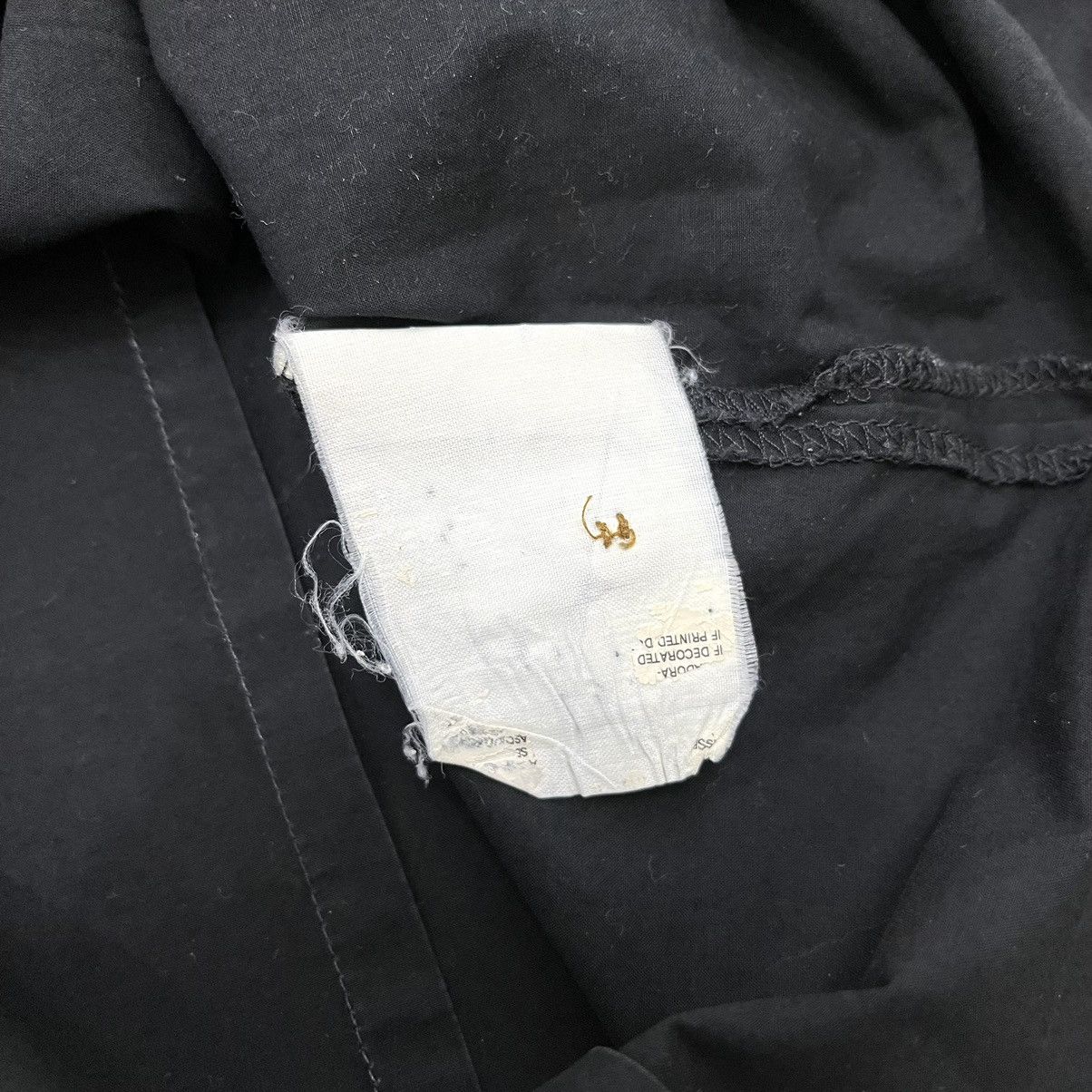 Vivienne Westwood Vivienne Westwood Red Label Small Logo Black Long Shirt Size US S / EU 44-46 / 1 - 6 Thumbnail