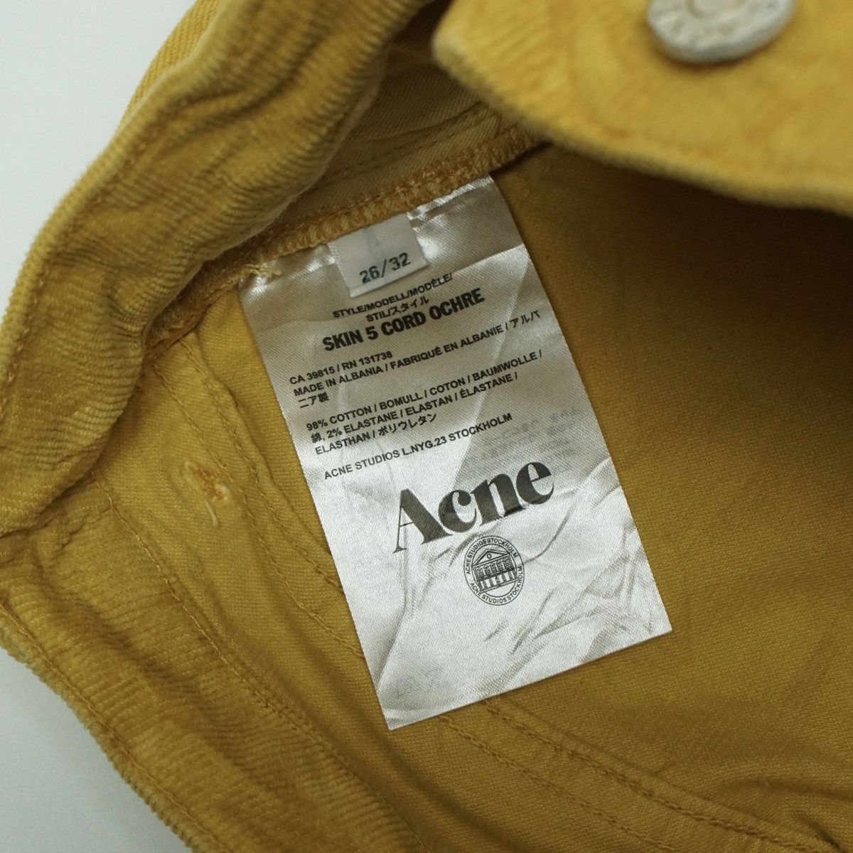Acne Studios *NoTariff Acne Studios Skinny Corduroy Pants Size 26" / US 2 / IT 38 - 6 Thumbnail