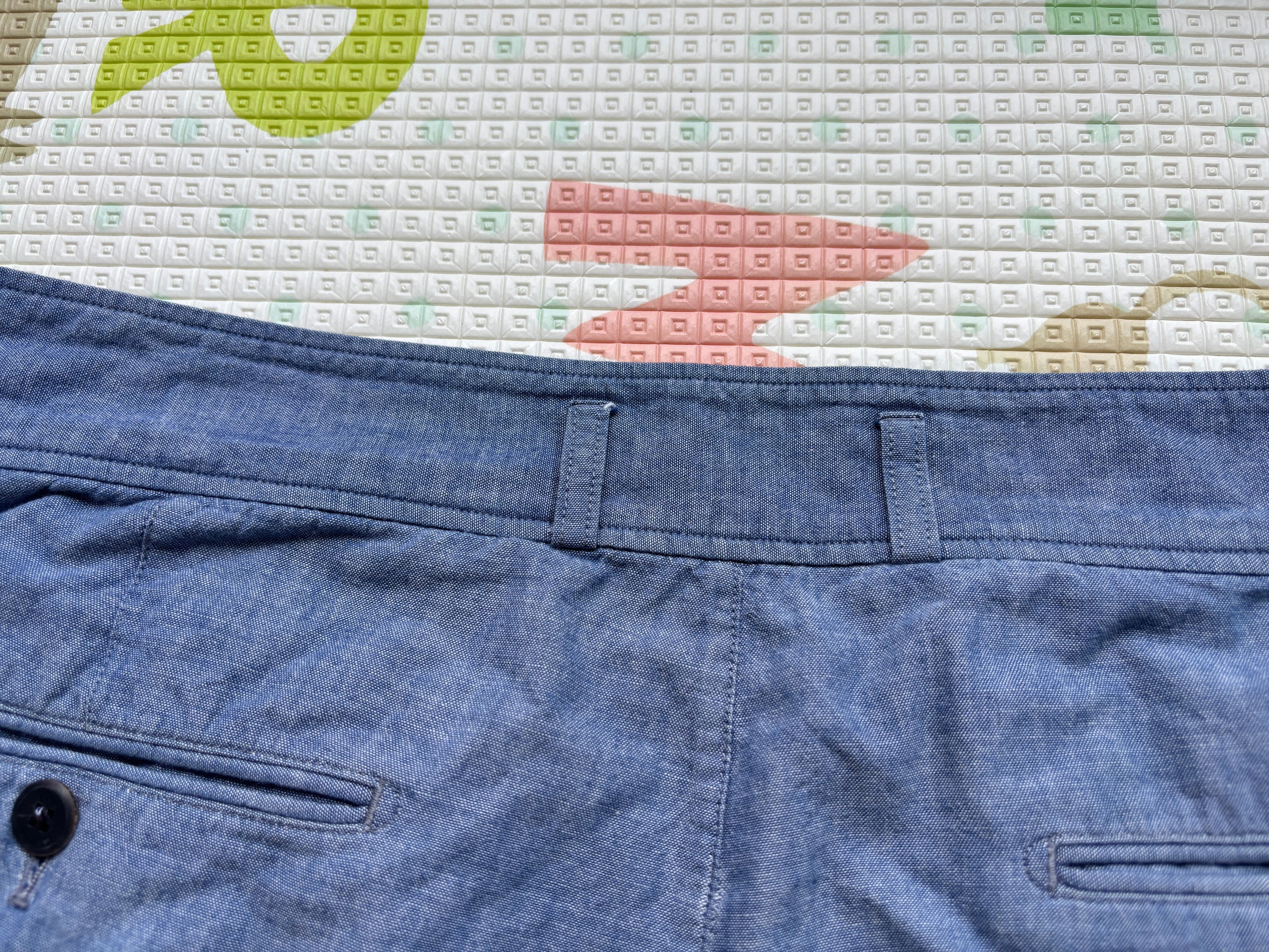 Louis Vuitton Louis Vuitton Blue Cotton Chambray Shorts 39-40 Size US 32 / EU 48 - 6 Thumbnail