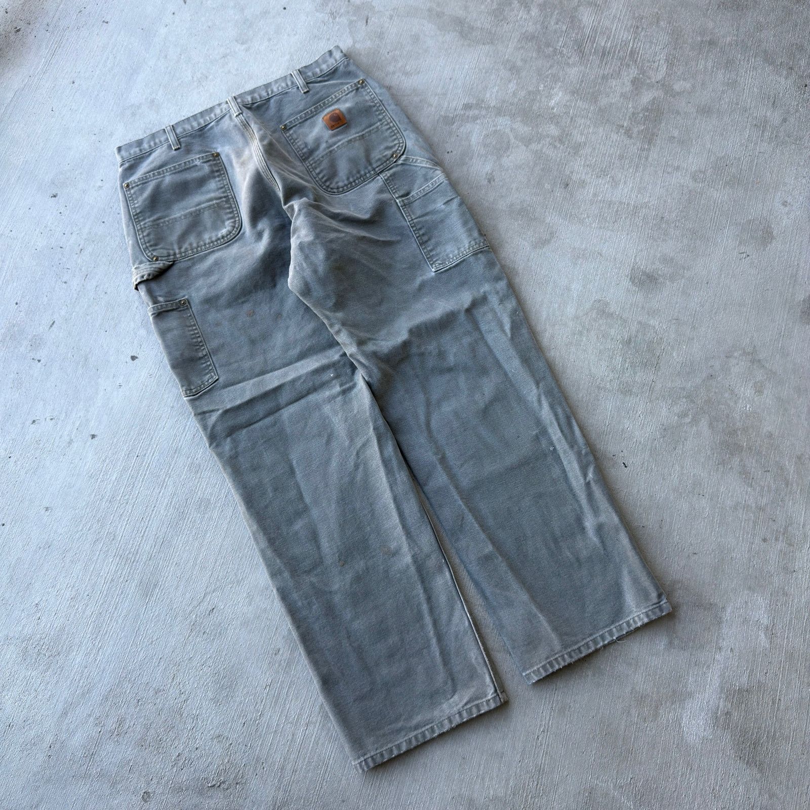 Carhartt × Vintage Vintage Y2K Carhartt MOS green double knee work wear pants Size US 32 / EU 48 - 5 Thumbnail