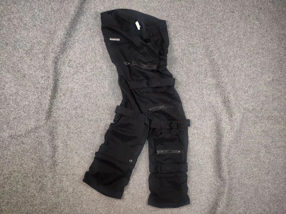 If Six Was Nine Queen Of Darkness Cargo Bomdage Pants Hysteric Opium LGB Size US 32 / EU 48 - 1 Thumbnail