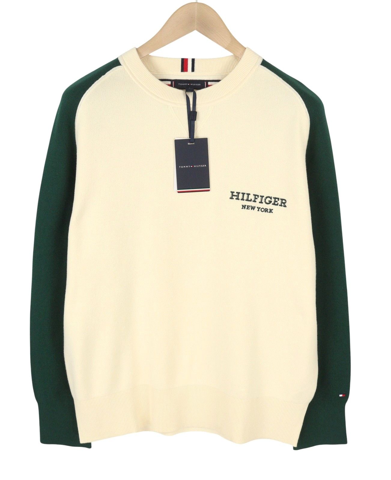 Tommy Hilfiger MONOTYPE BLOCK S Cotton Knit Jumper 87380 Size US S / EU 44-46 / 1 - 3 Thumbnail