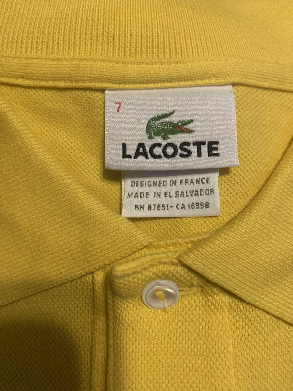 Lacoste Lacoste Men's Short Sleeve Polo style shirt Size US XXL / EU 58 / 5 - 1 Thumbnail