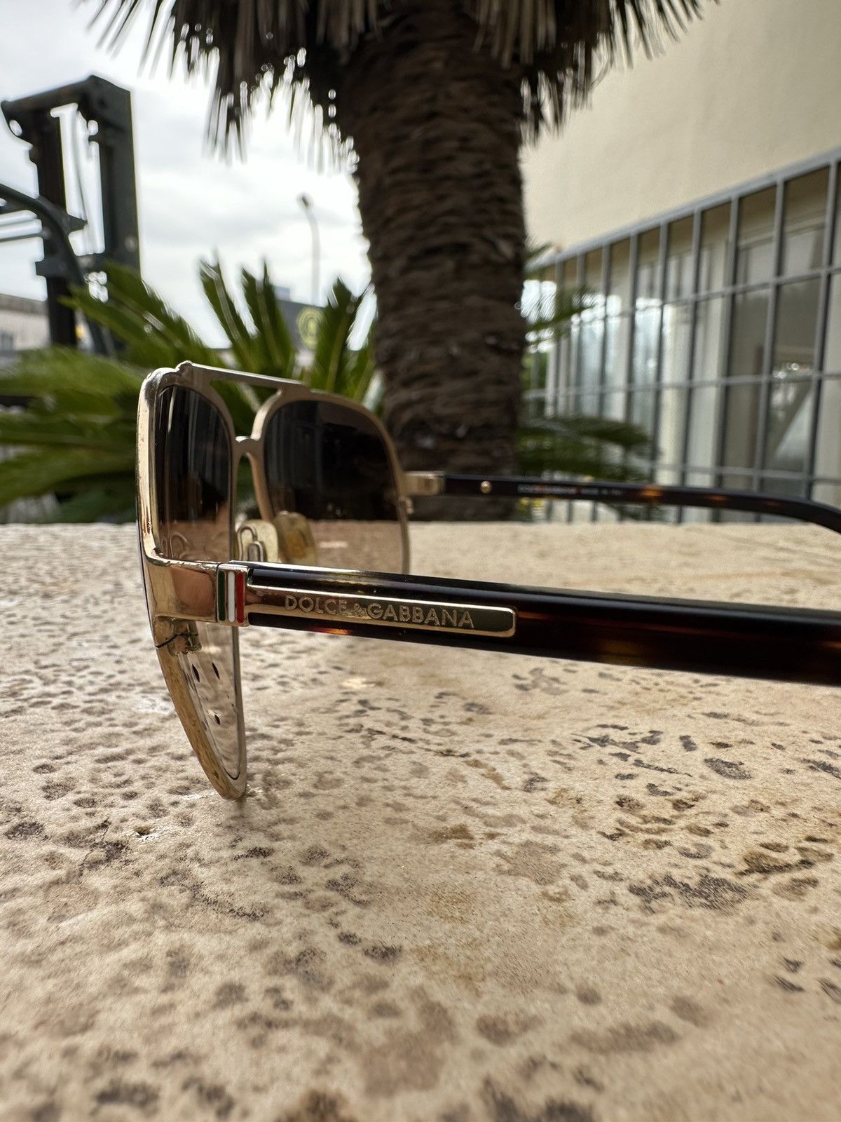 Dolce & Gabbana Dolce&Gabbana Sunglasses Vintage Aviator DG 2081 Size ONE SIZE - 4 Thumbnail