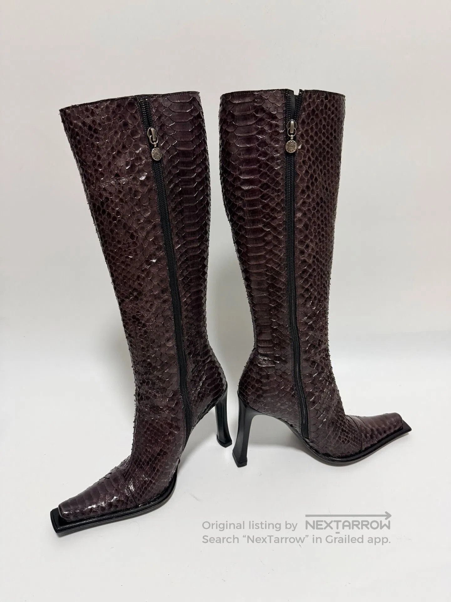 Other GIANNI BRAVO Italian Snake Skin Boots. Size US 5.5 / IT 35.5 - 4 Thumbnail