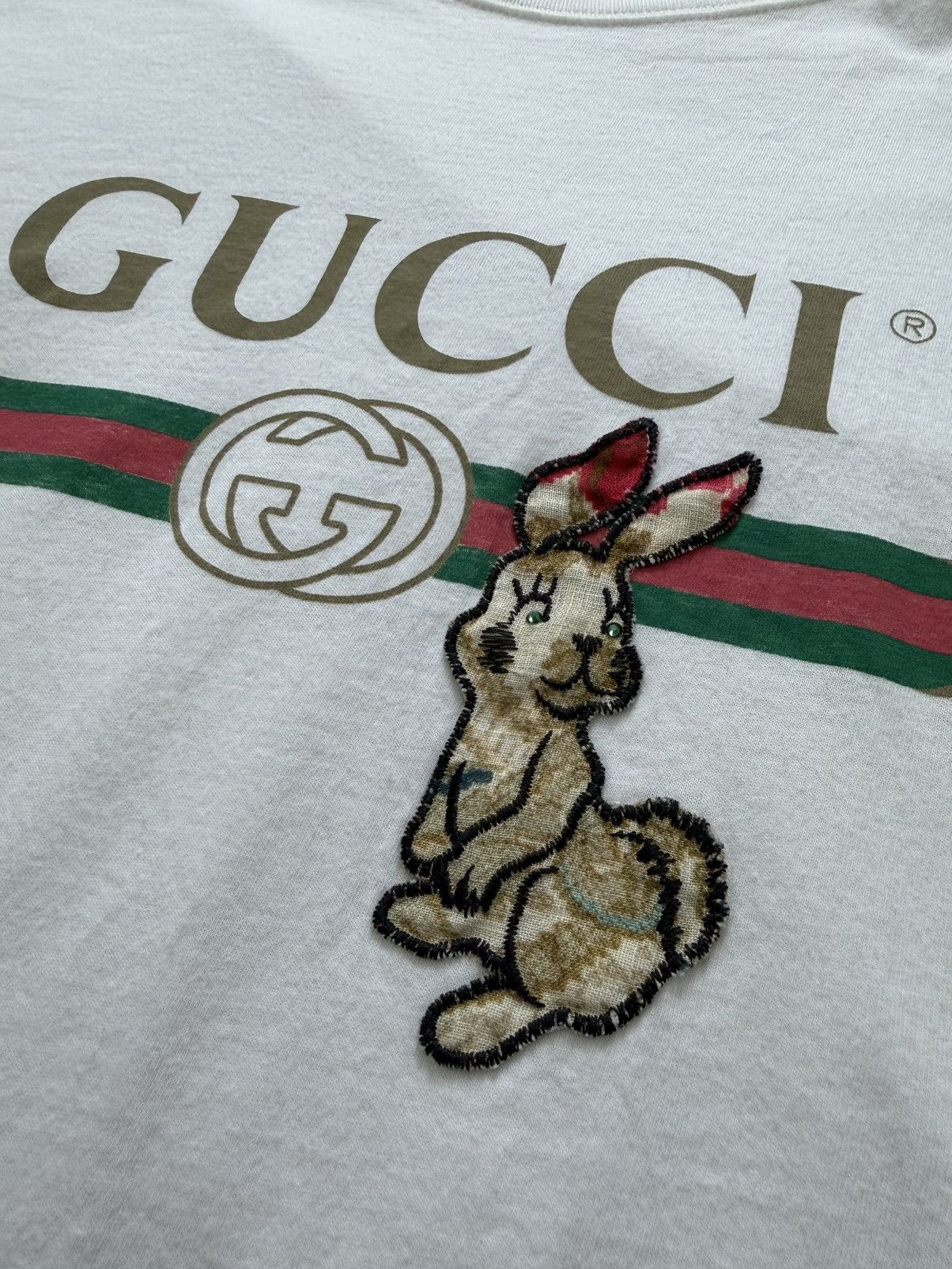 Gucci Gucci Rabbit T-shirt Size US L / EU 52-54 / 3 - 2 Thumbnail