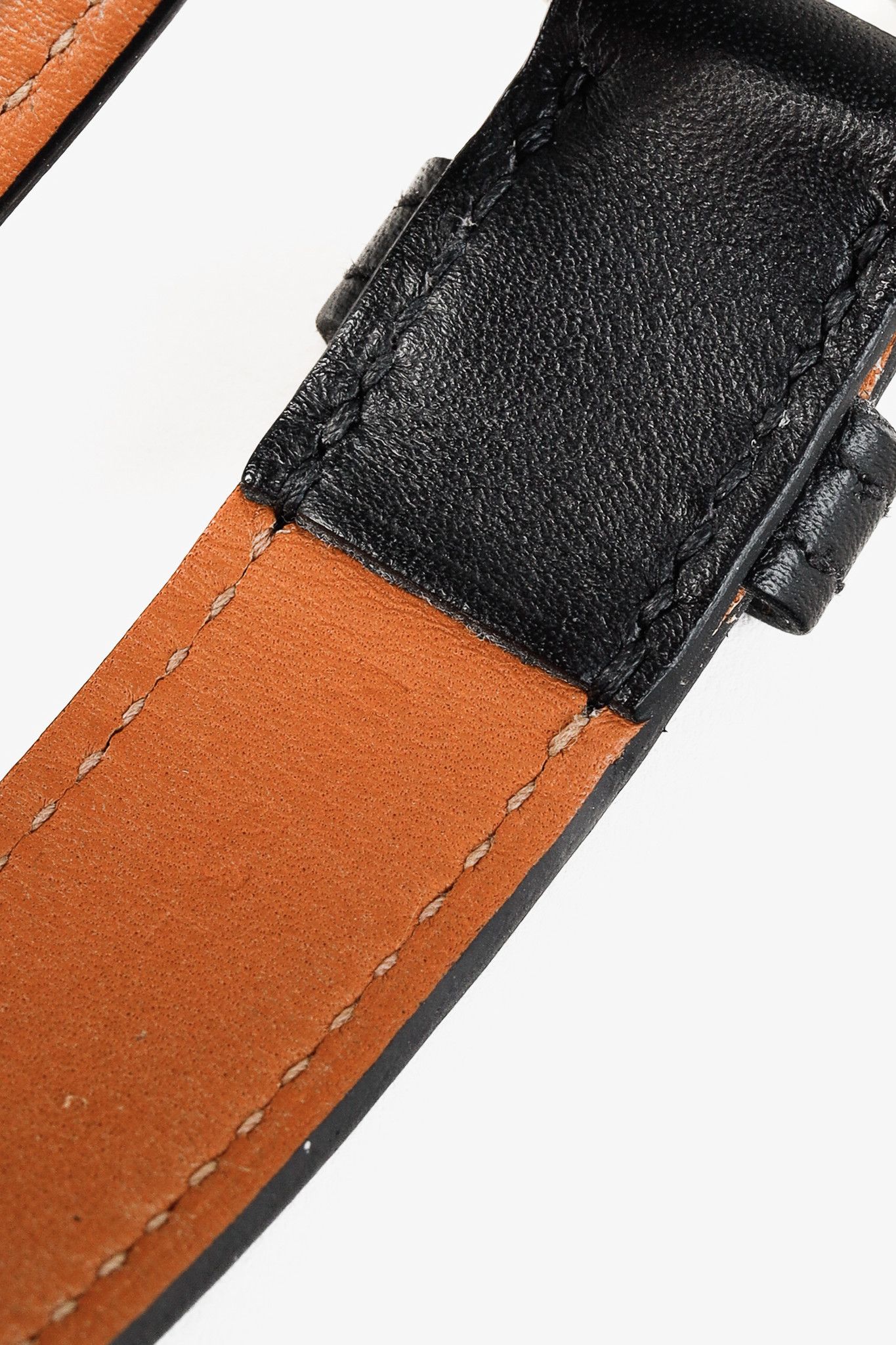 Hermes Hermes Etriviere Double Jour Wrap Leather Buckle Bracelet Size ONE SIZE - 5 Thumbnail