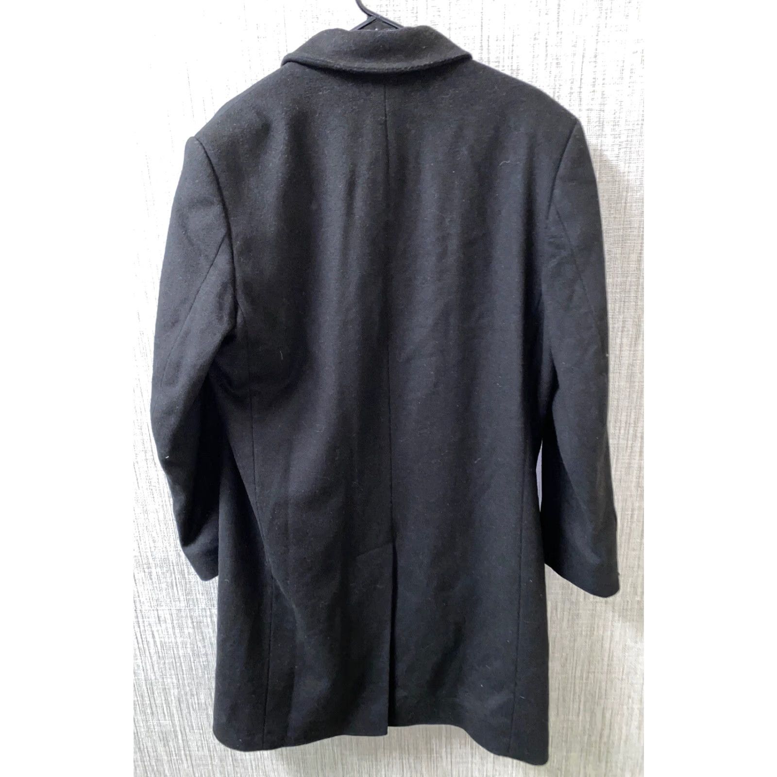 Michael Kors Michael Kors Mens Black Wool Blend Button Down Coat 42L Regular Wool Blend Button Down Jacket Coat Mens Black 42L Size US XS / EU 42 / 0 - 5 Thumbnail