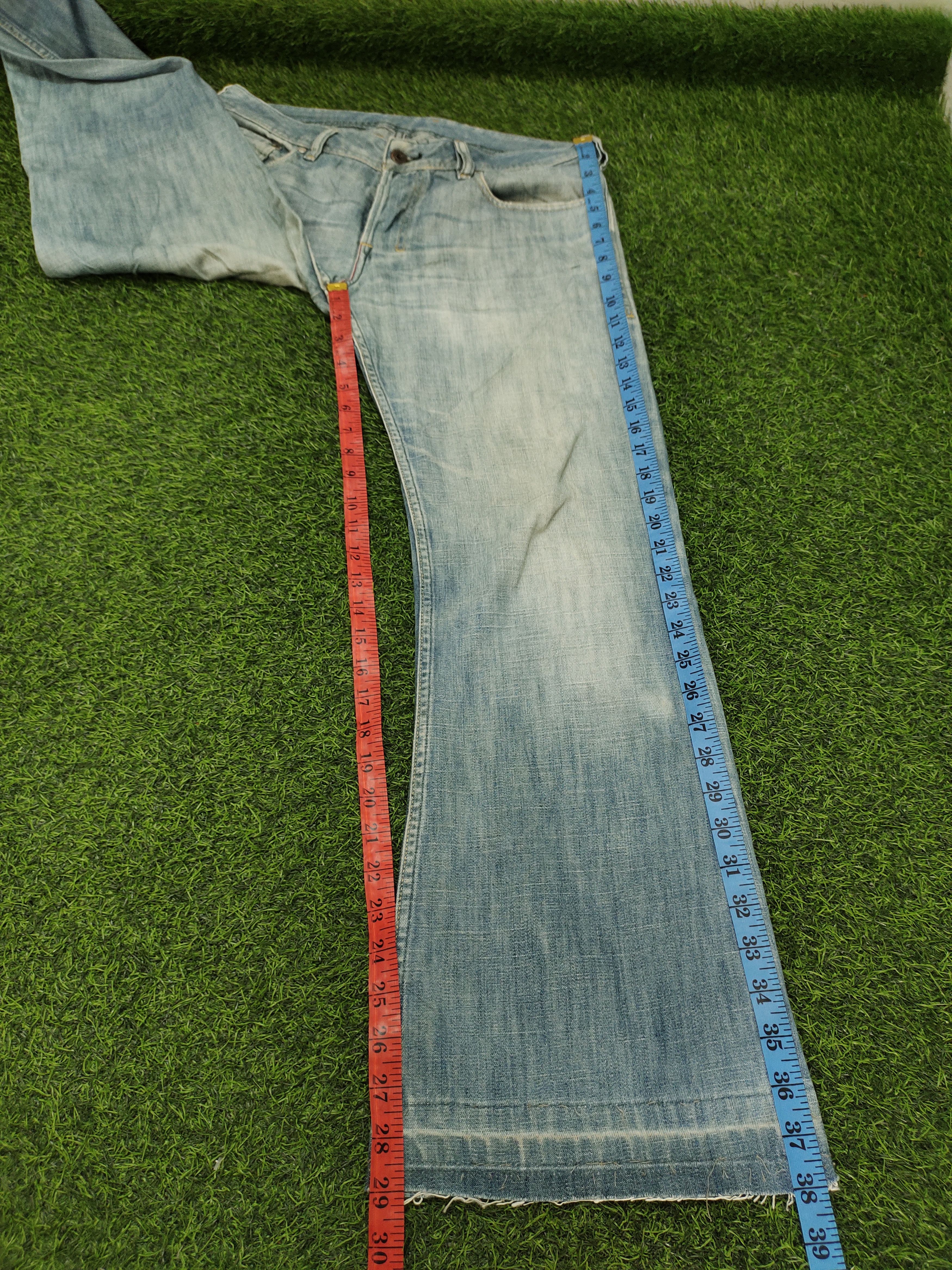 Diesel Flare Jeans Diesel Clawmark Distress Faded Denim Bootcut Y2k Size US 32 / EU 48 - 20 Thumbnail