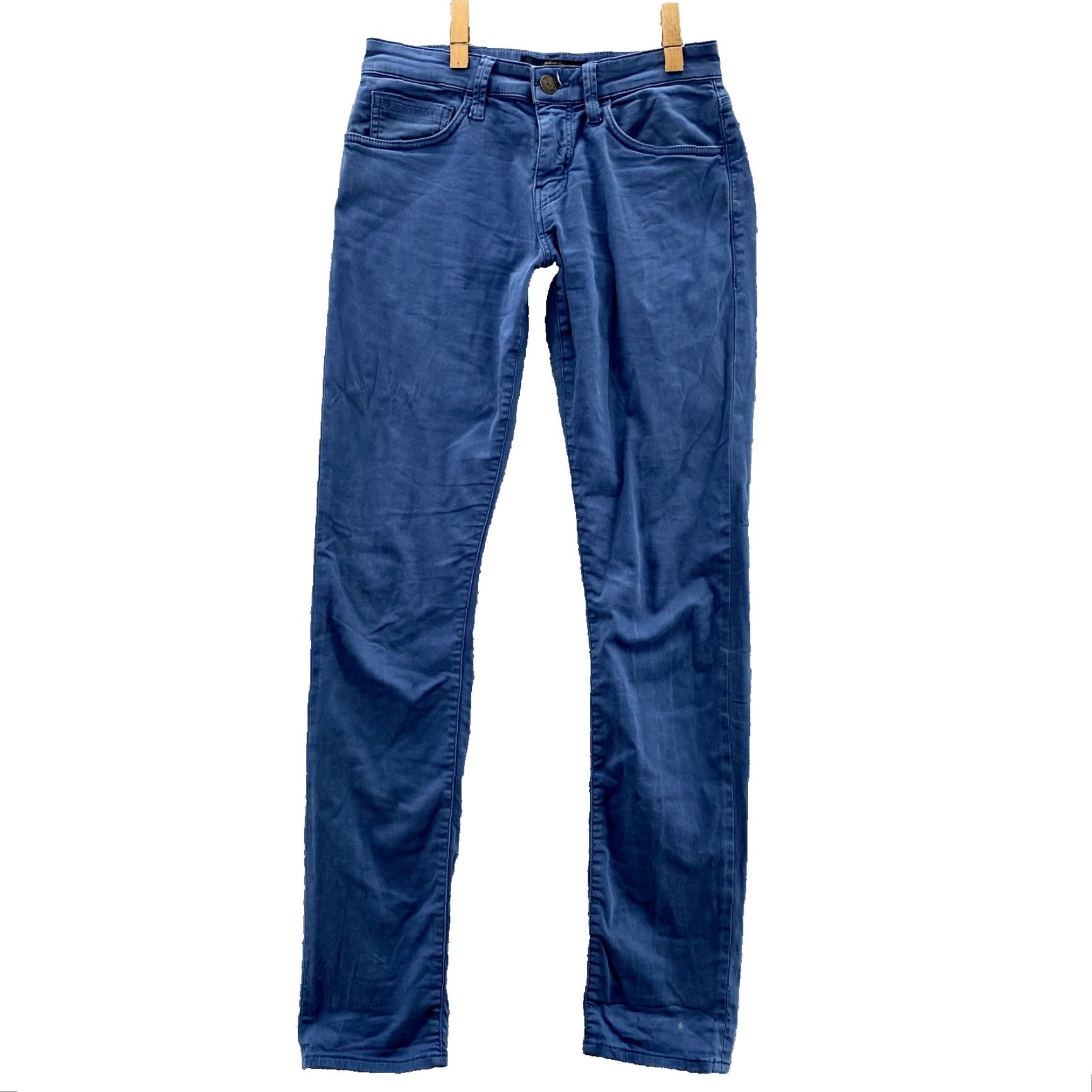 Vintage Mavi Jeans Jake Men's Jeans 28x32 Blue Slim Leg Cotton Stretch Preppy Casual Classic 90s Mens Size US 28 / EU 44 - 2 Thumbnail