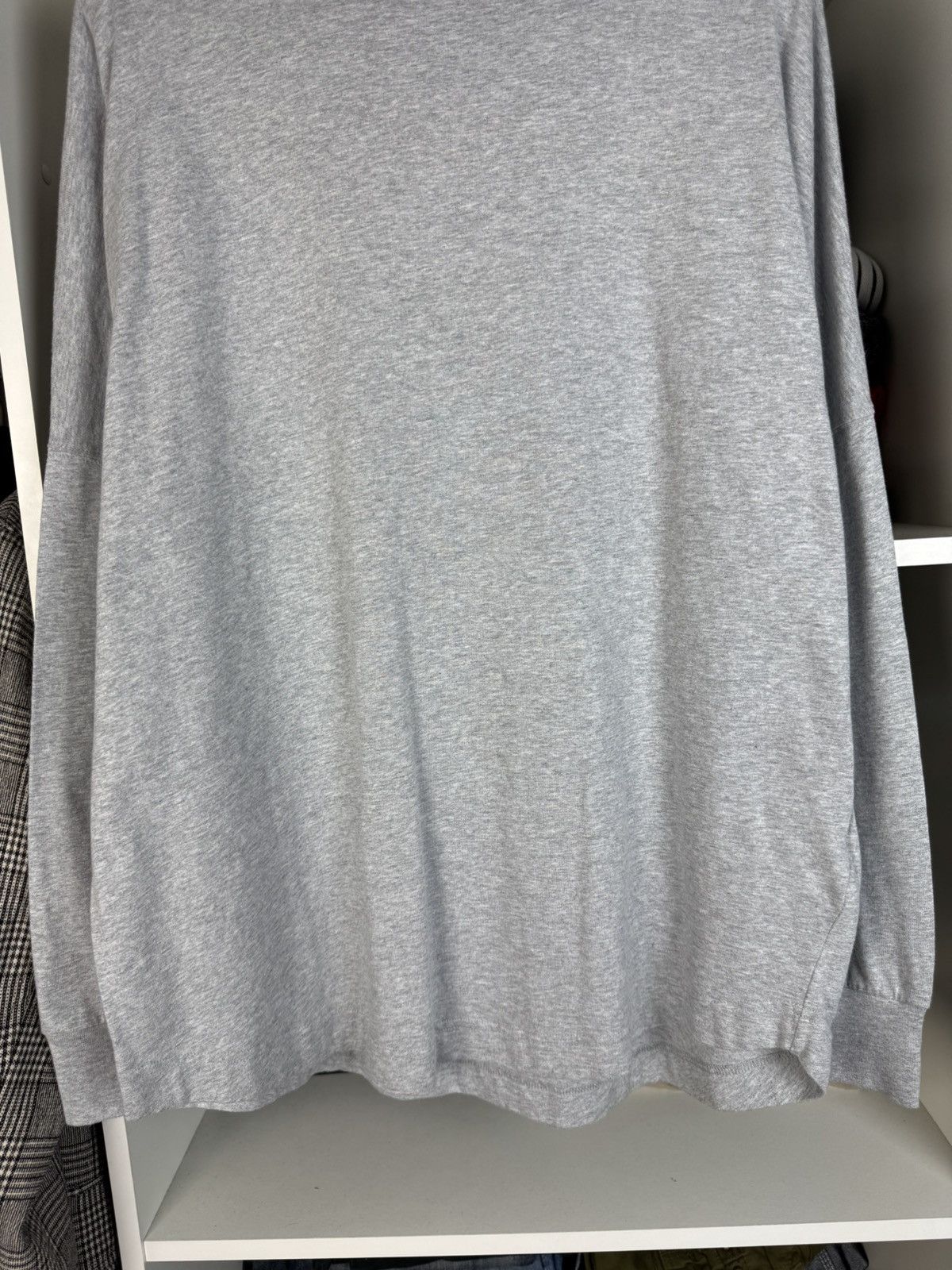 Palm Angels Palm Angels Women’s Gray Drop Shoulder Long Sleeve T-shirt Size S / US 4 / IT 40 - 16 Thumbnail