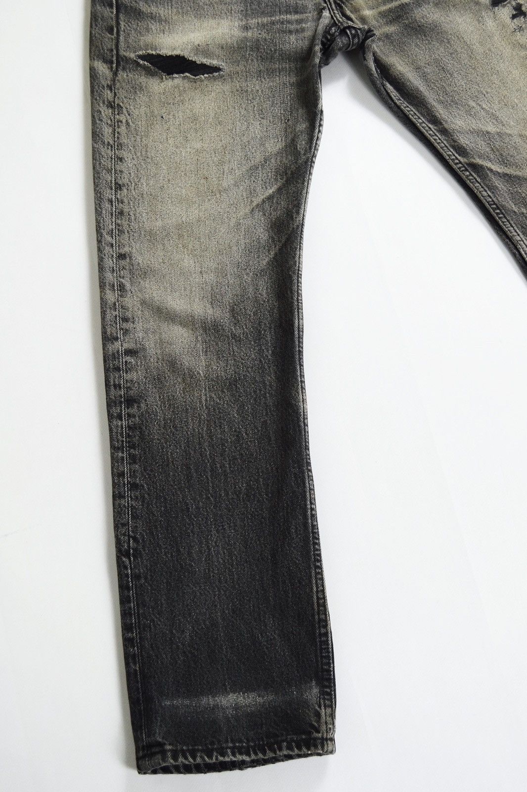 Levi's 90s Vintage Levis USA 501 Distressed Faded Denim Jeans Size US 30 / EU 46 - 9 Thumbnail