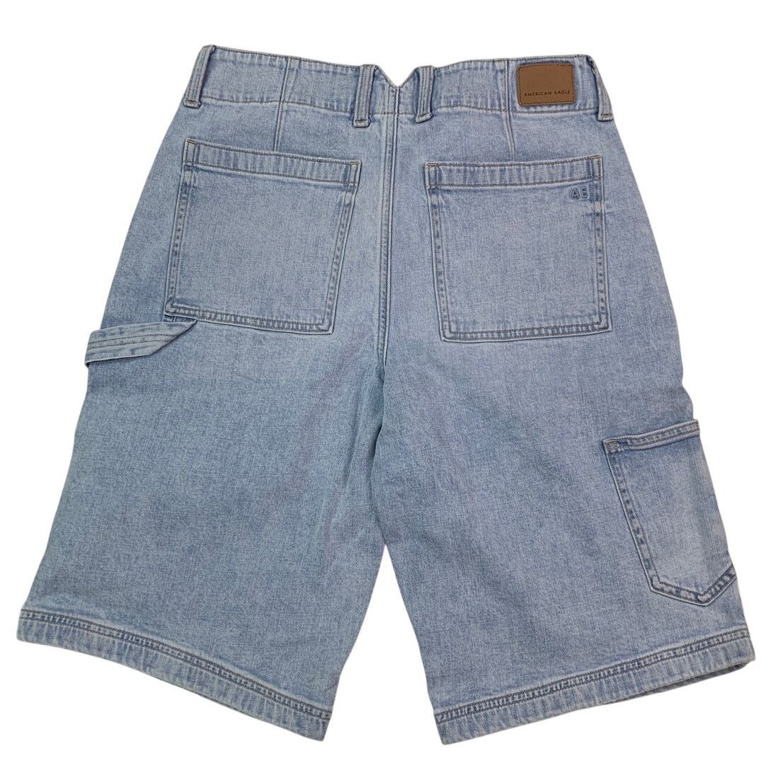 New American Eagle Womens Size 4 Baggy Jorts Denim Shorts