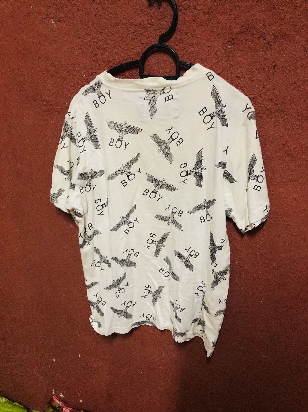 Boy London Boy London White All Over Print T- Shirt Size US L / EU 52-54 / 3 - 8 Thumbnail