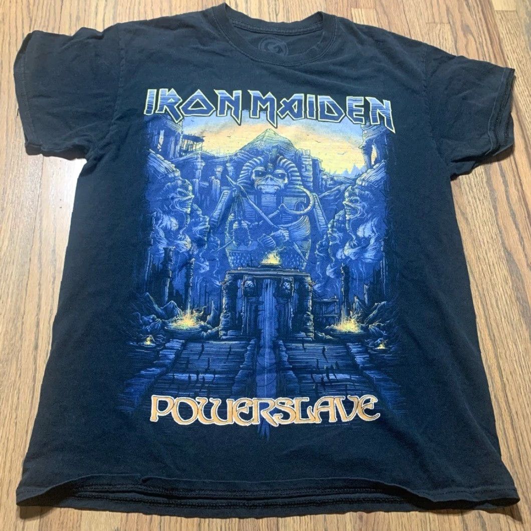 Vintage Iron Maiden powerslave shirt Medium Size US M / EU 48-50 / 2 - 2 Thumbnail