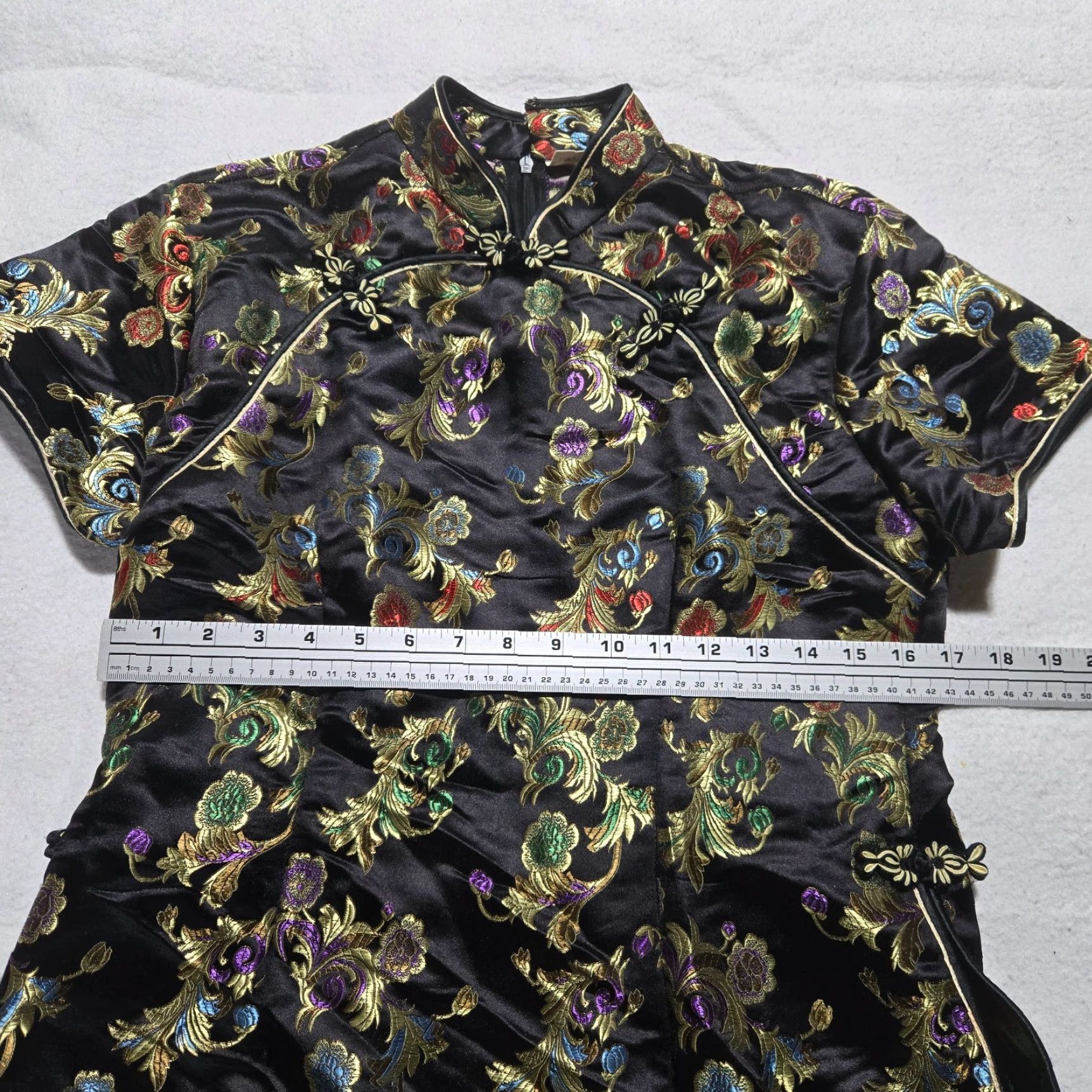 Vintage VINTAGE Moose Shirt Adult Women's L Large Short Sleeve Dress Top Blouse Floral Chinese Size L / US 10 / IT 46 - 4 Thumbnail