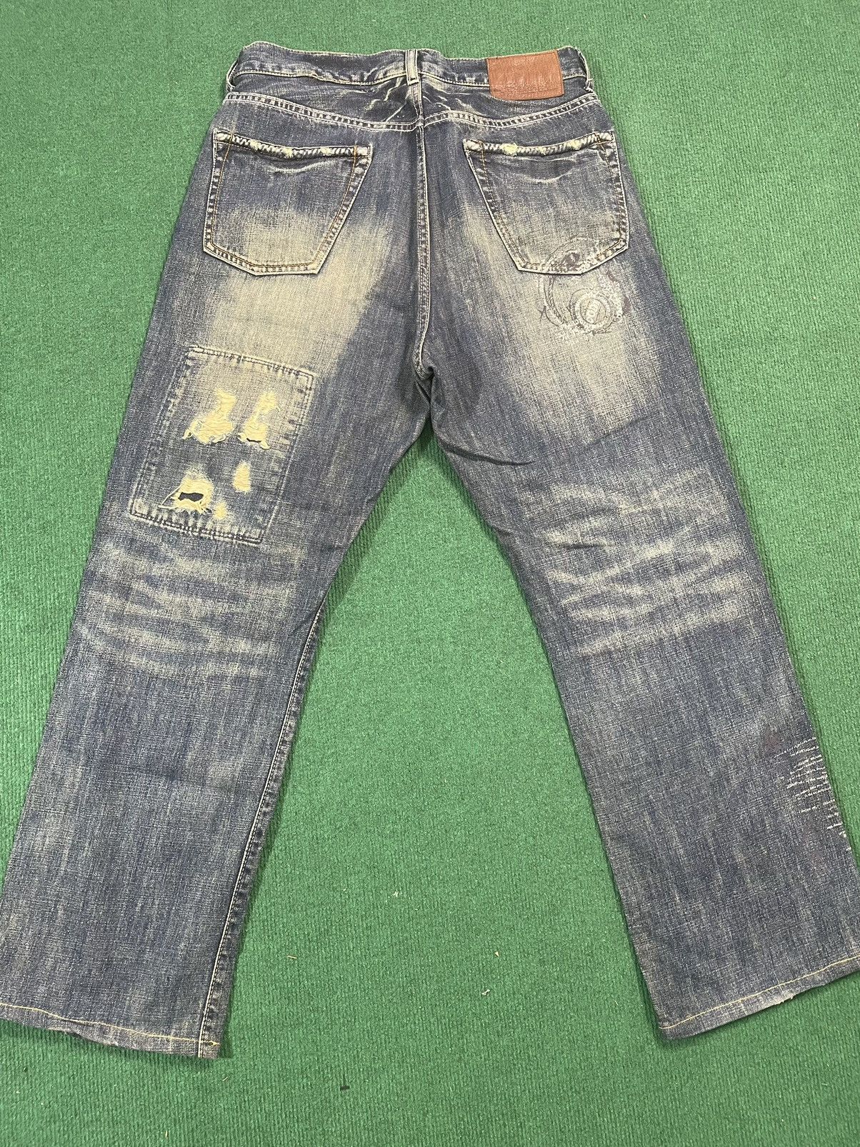 Global Work Vintage Distressed Global Work Japanese Jeans Size US 32 / EU 48 - 4 Thumbnail