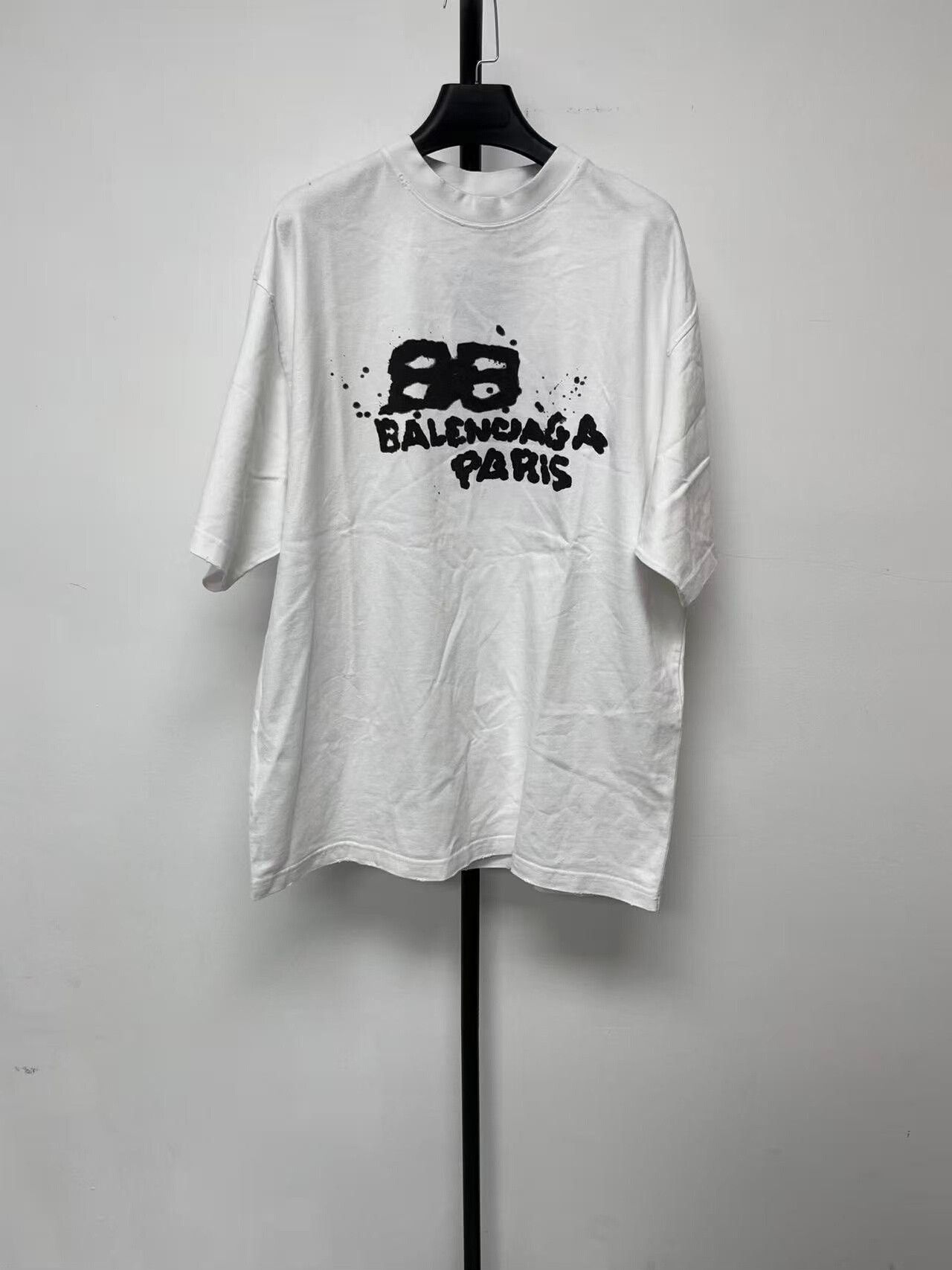 Balenciaga balenciaga logo print short sleeve t-shirt Size US M / EU 48-50 / 2 - 1 Thumbnail
