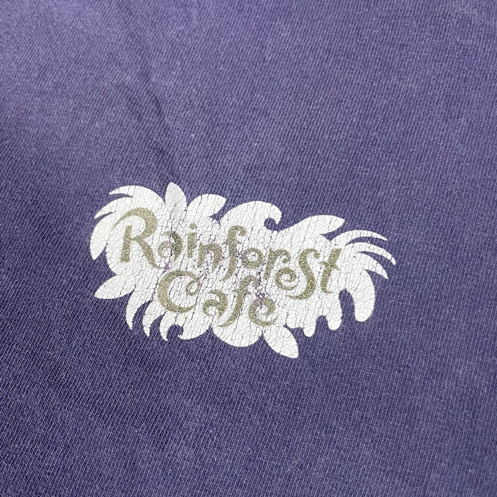 Vintage VINTAGE Rainforest Cafe T Shirt Adult XL Blue Logo Parrot 80s 90s Men Vintage-Faded Graphic Holiday Orlando Florida Shirt Size US XL / EU 56 / 4 - 6 Thumbnail