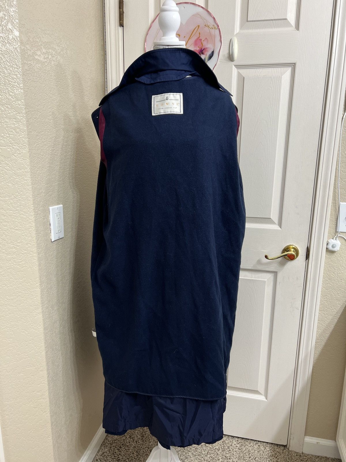 London Fog London Fog Navy Double-Breasted Trench Coat Size XL / US 12-14 / IT 48-50 - 5 Thumbnail