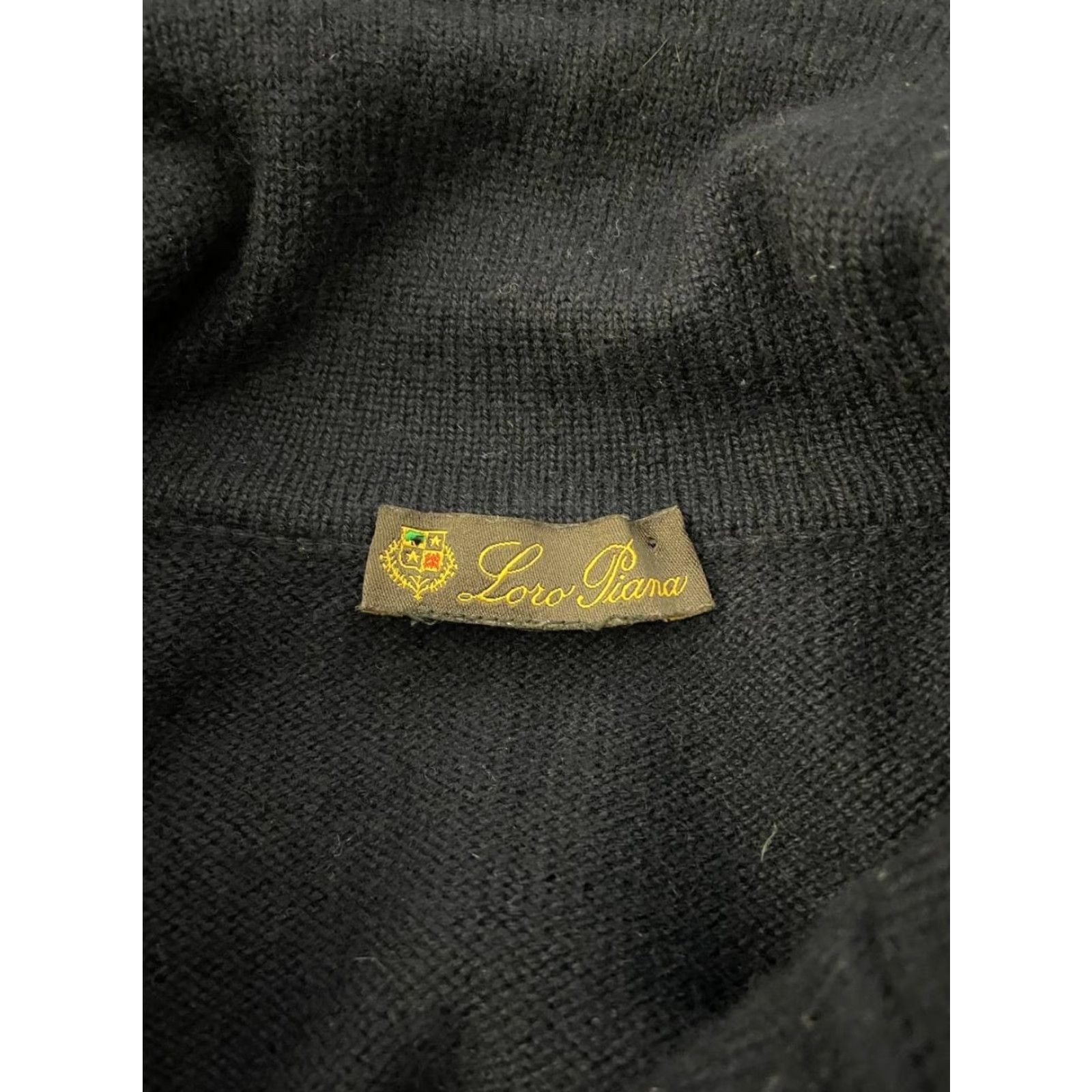 Loro Piana Loro Piana Mens Knit Sweater XL Blue Cashmere Long Sleeve Collared Pullover Knit, Regular Fit, Button Accent, Solid, Casual Size US XL / EU 56 / 4 - 3 Thumbnail