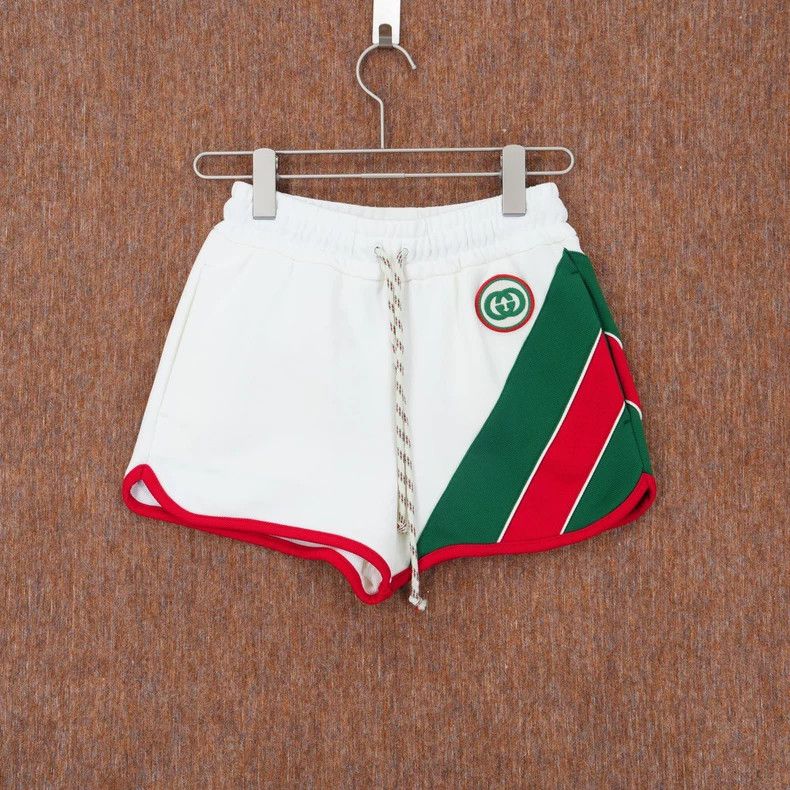Gucci Gucci SizeXXS White and green color-block braided sports sh Size US 29 - 1 Thumbnail