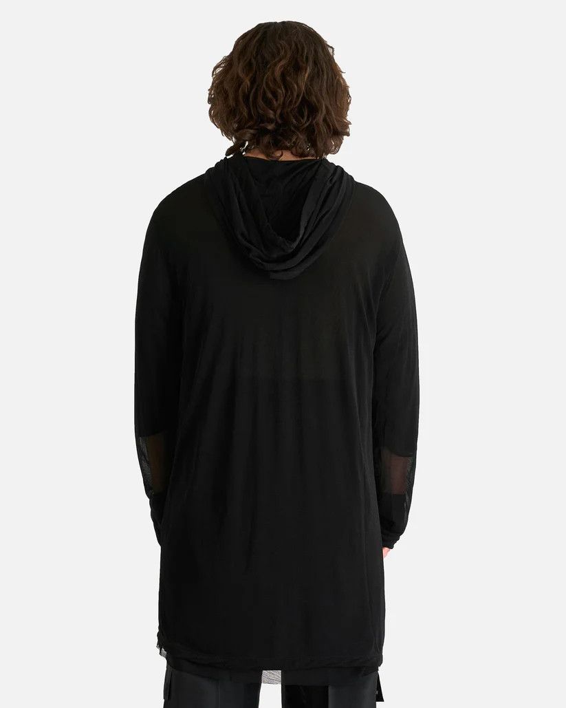 Rick Owens o1s1v1r1oon0825 T-Shirt Hoodie in Black Size US S / EU 44-46 / 1 - 6 Thumbnail