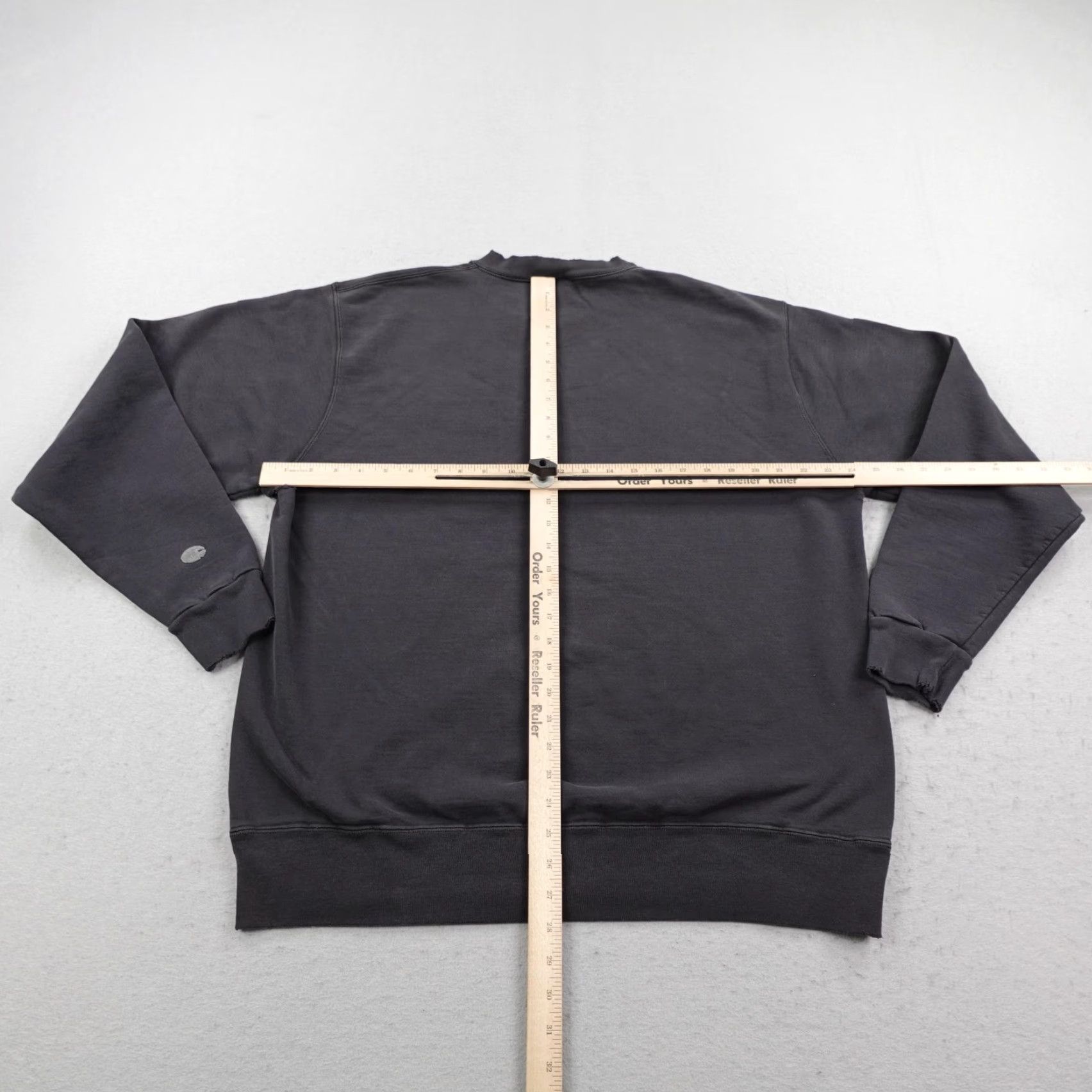 Champion Vintage Champion Sweatshirt Mens 2XL Black Crewneck Pullover Sweater Warmup 90s Size US XXL / EU 58 / 5 - 6 Thumbnail