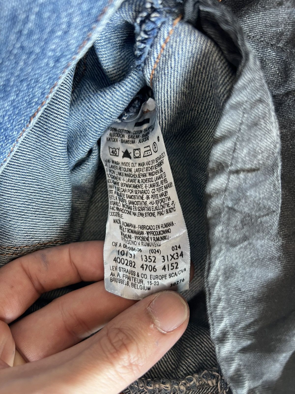 Levi's Levis Engineered Jeans Tag W31 Actual 33x32.5 Size US 31 - 8 Thumbnail