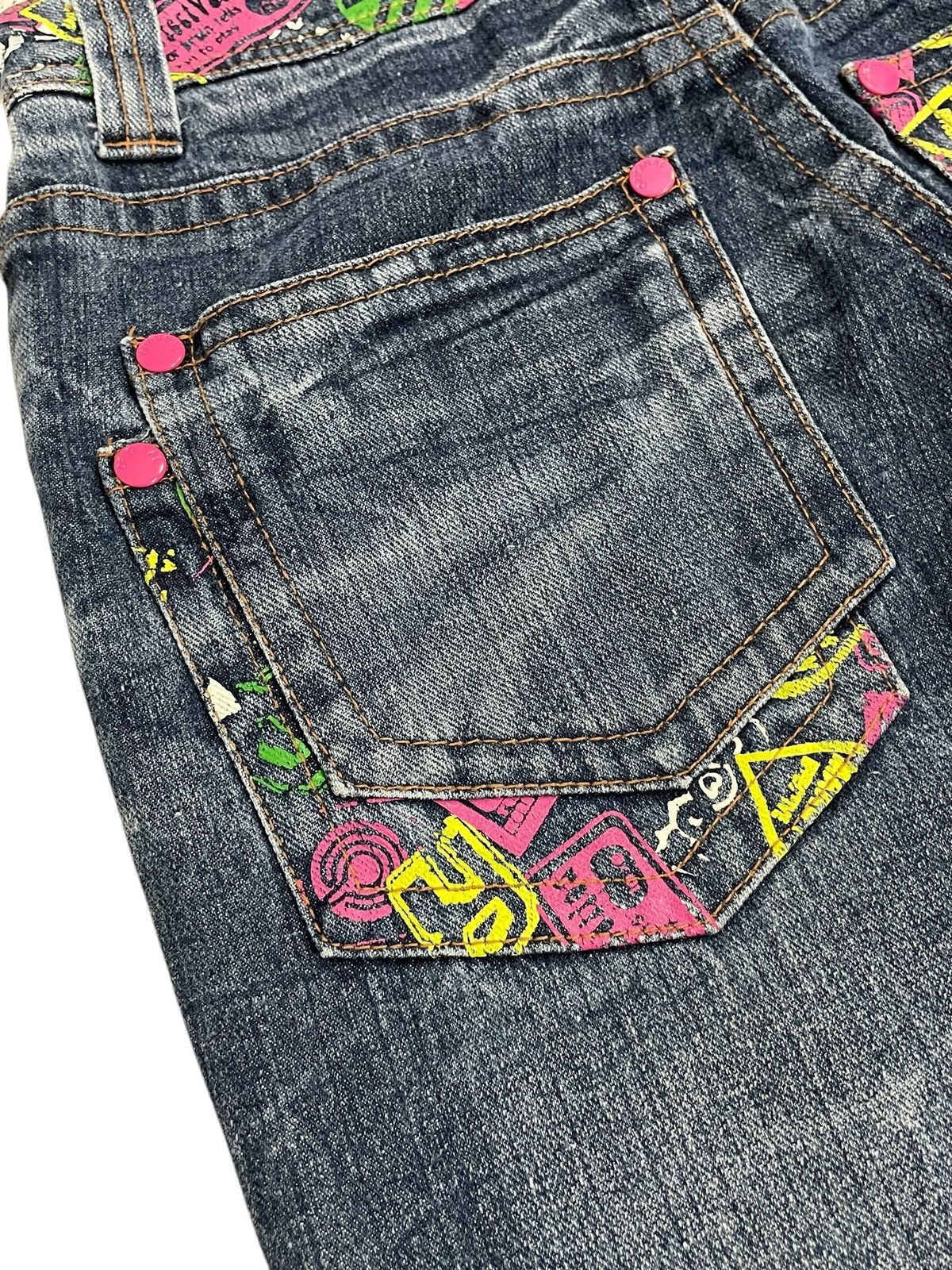 20471120 × Japanese Brand Petit Berry Graffiti Honeycomb Mark Art Clone Devgru Style Size US 28 / EU 44 - 18 Thumbnail