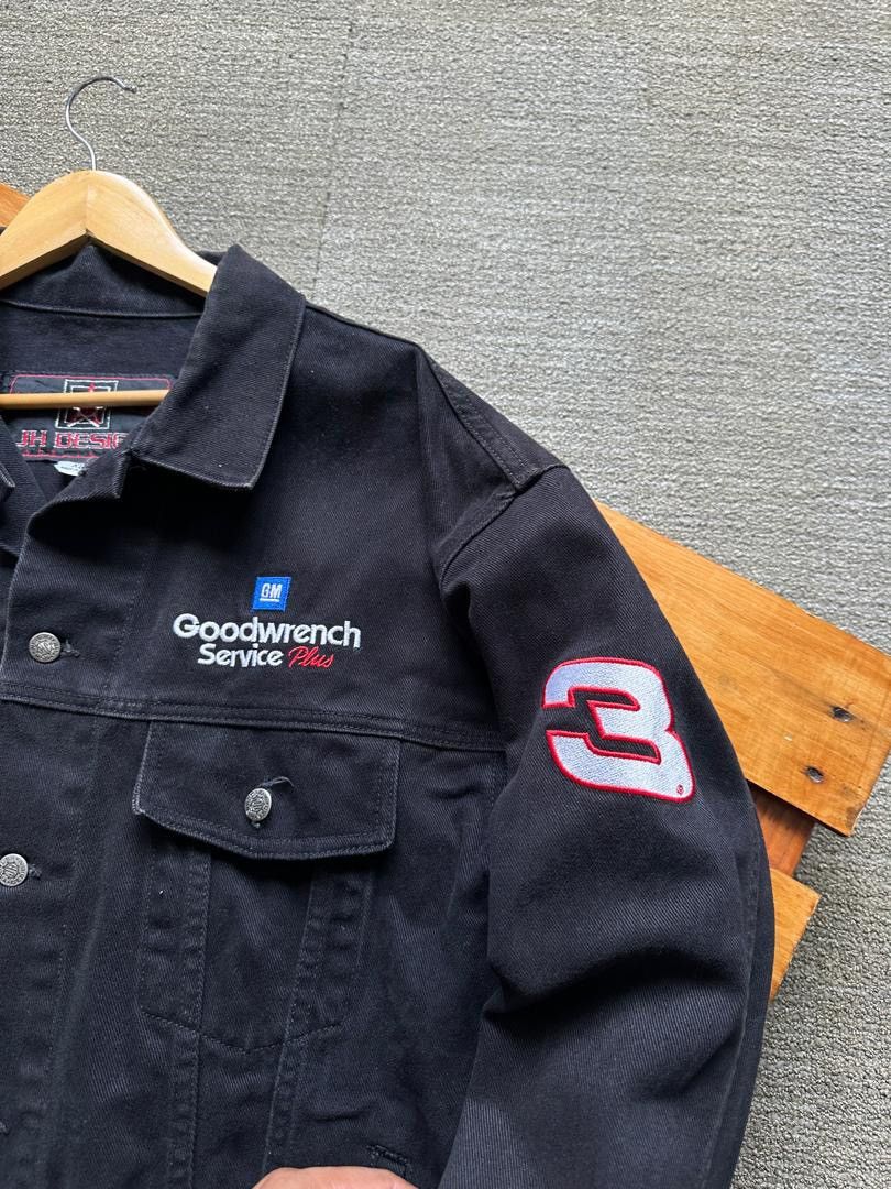 NASCAR × Vintage NASCAR DALE EARNHARDT DENIM JACKET Size US XL / EU 56 / 4 - 6 Thumbnail