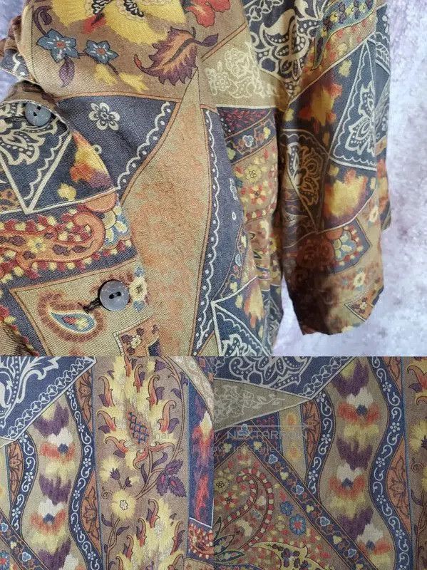 Burberry Burberry Brown Floral Print Short Sleeve Shirt. Size US M / EU 48-50 / 2 - 8 Thumbnail