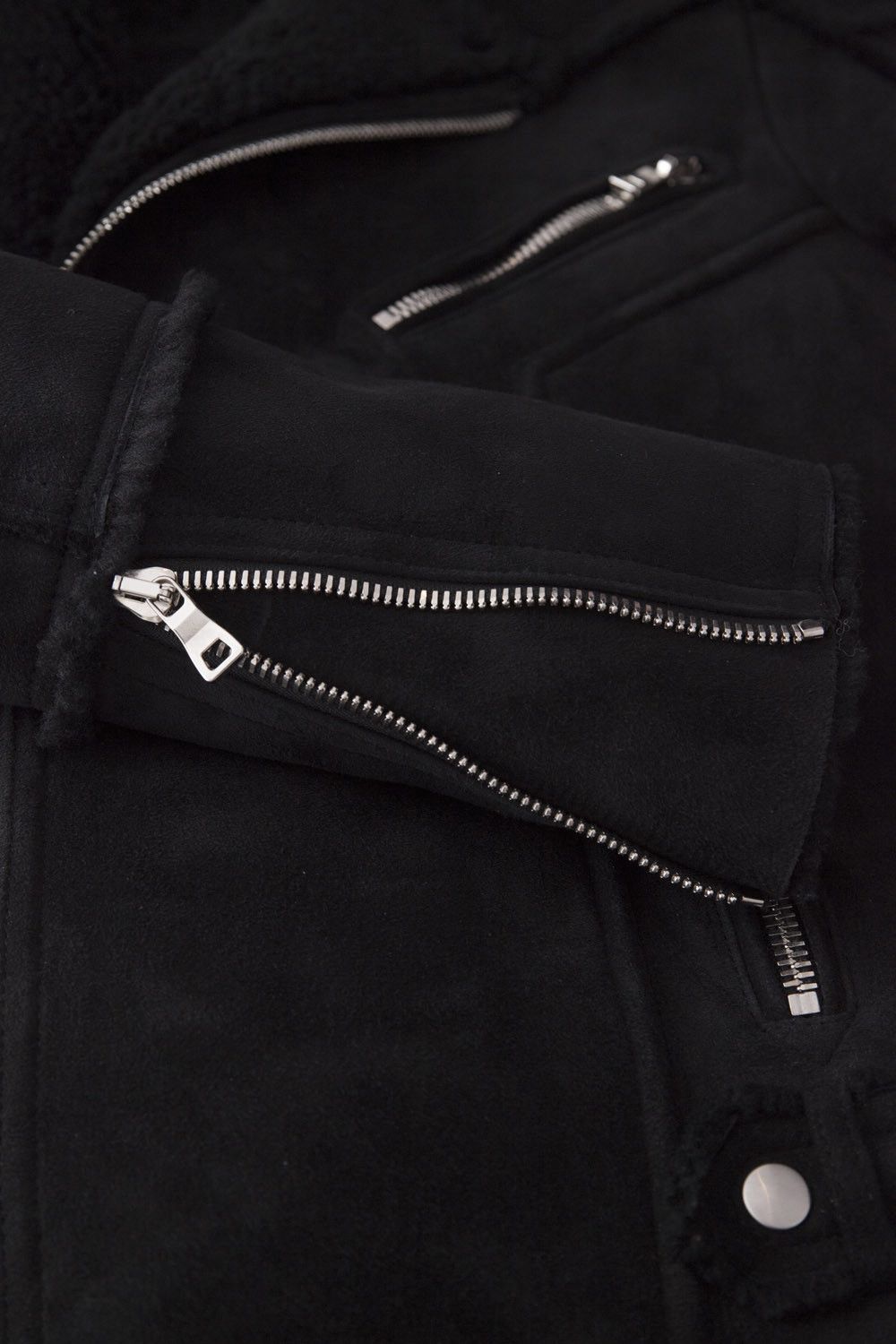 Balmain AW18 shearling biker jacket Size US S / EU 44-46 / 1 - 7 Thumbnail