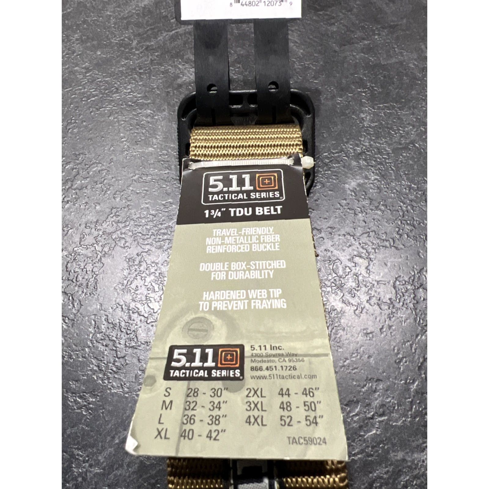 Vintage 5.11 Tactical Belt TDU 1 3/4" 1.75" Wide Khaki Beige Medium M 32-34 Men's Belt Size ONE SIZE - 4 Thumbnail