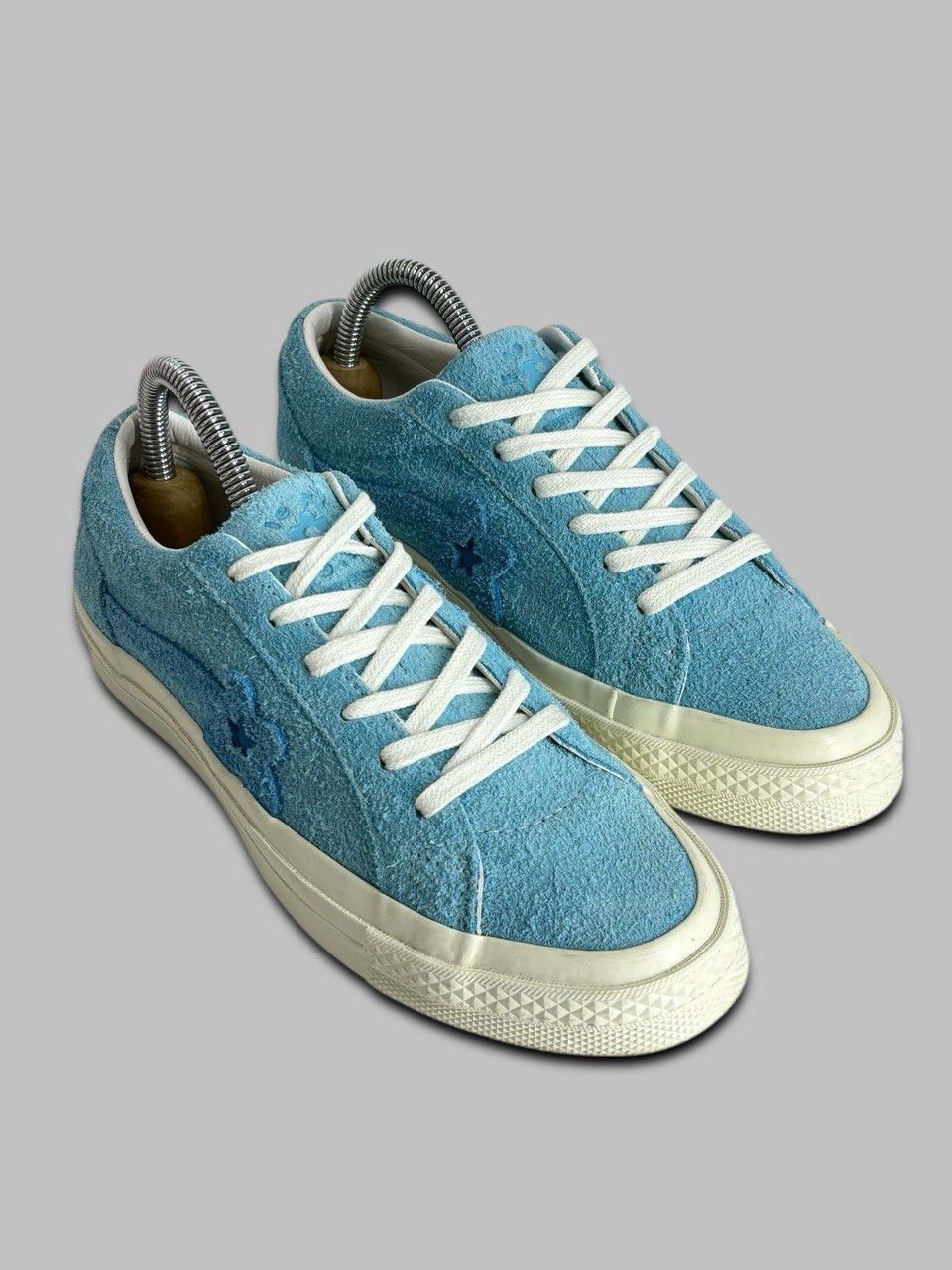 Converse × Golf le Fleur Golf Le Fleur x Converse Leather One Star Ox Bachelor Blue Size US 6 / IT 36 - 2 Thumbnail
