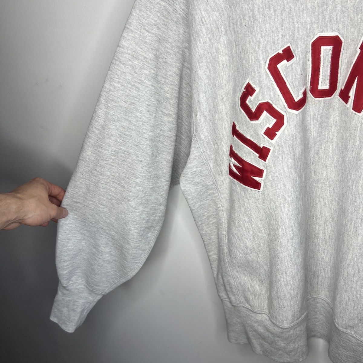 Champion 1990s Wisconsin University Champion Reverse Weave Sweatshirt Size US L / EU 52-54 / 3 - 5 Thumbnail
