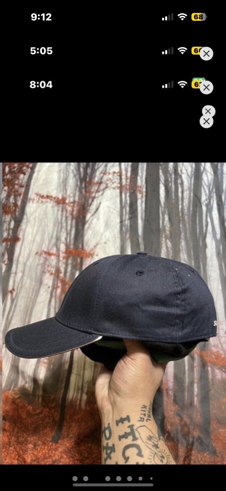 Salomon ***FINAL DROP***RARE 00s SALOMON TECHNICAL FITTED CAP S/M Size ONE SIZE - 3 Thumbnail