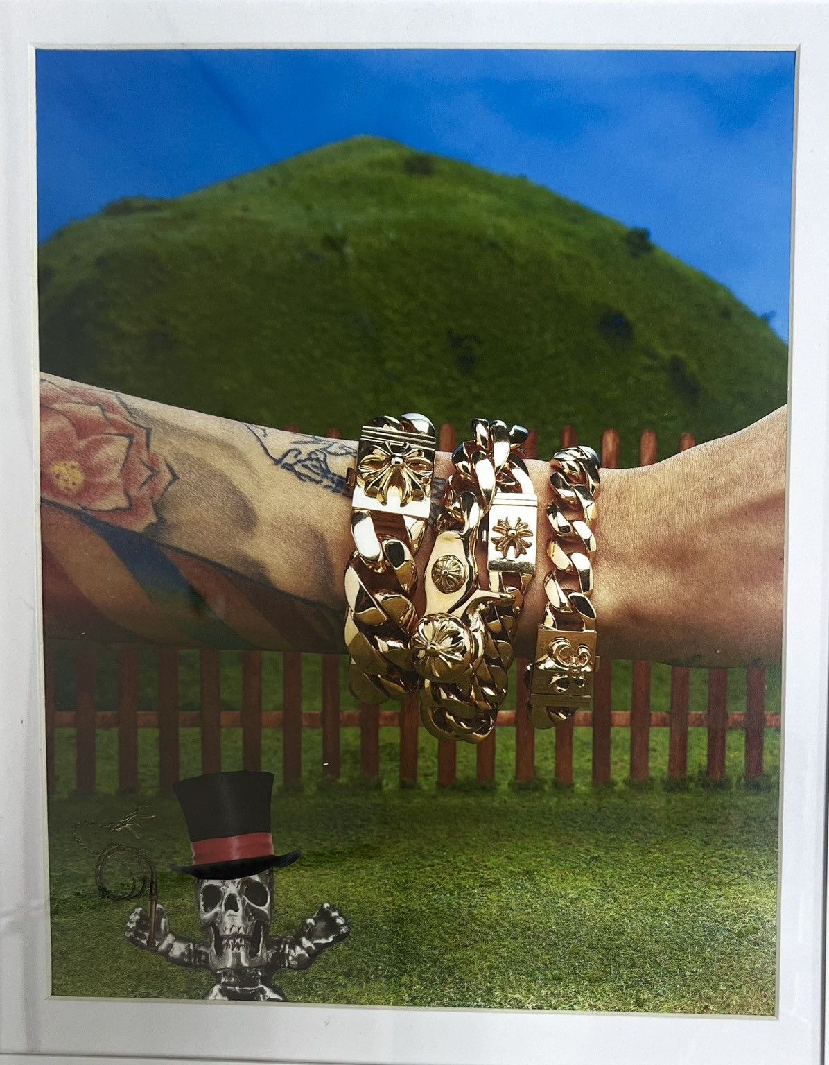 Chrome Hearts Chrome Hearts CH bracelet 9x11 Framed poster Size ONE SIZE - 2 Thumbnail