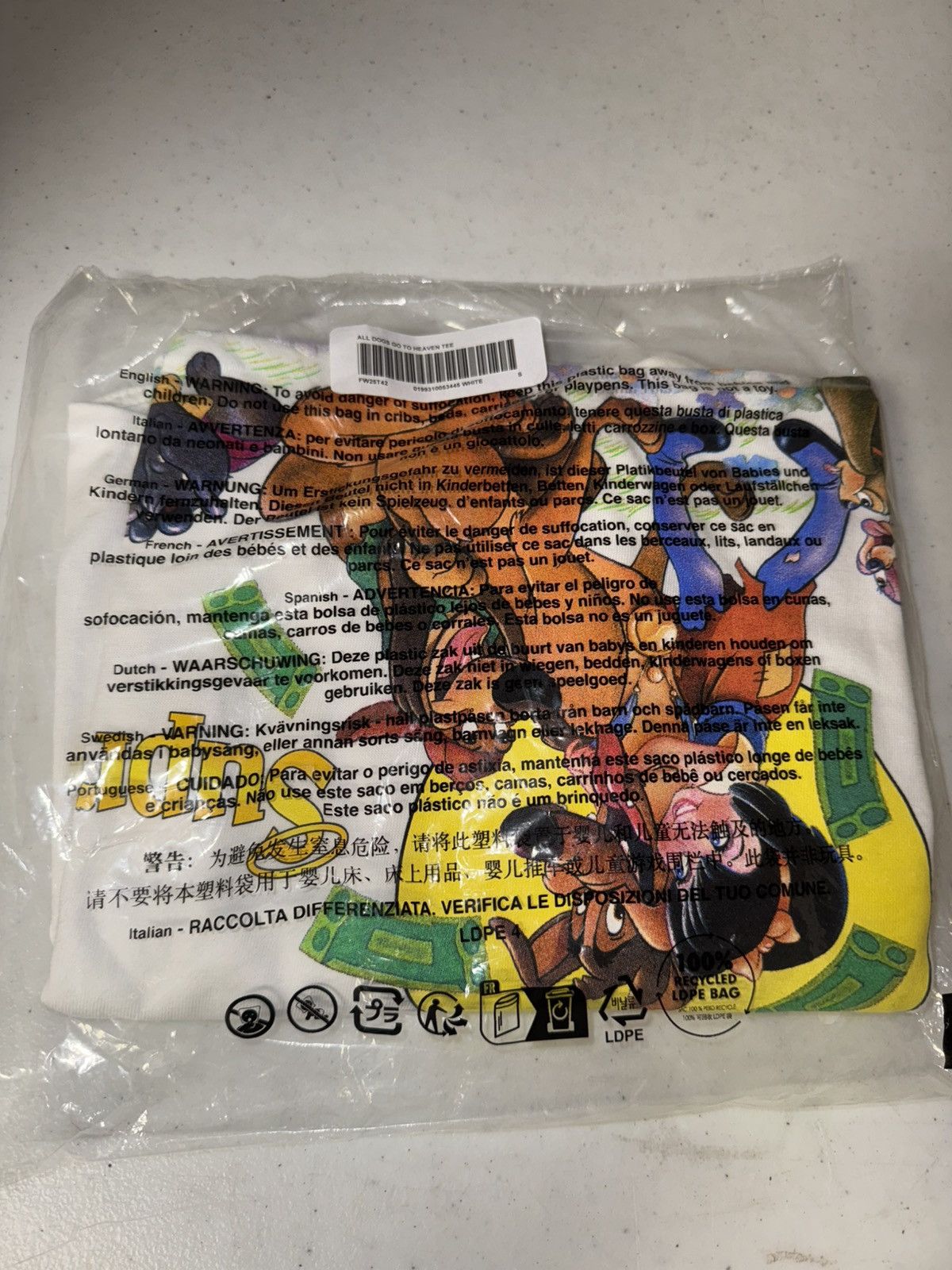 Supreme Supreme All Dogs Go To Heaven Tee Size US S / EU 44-46 / 1 - 3 Thumbnail