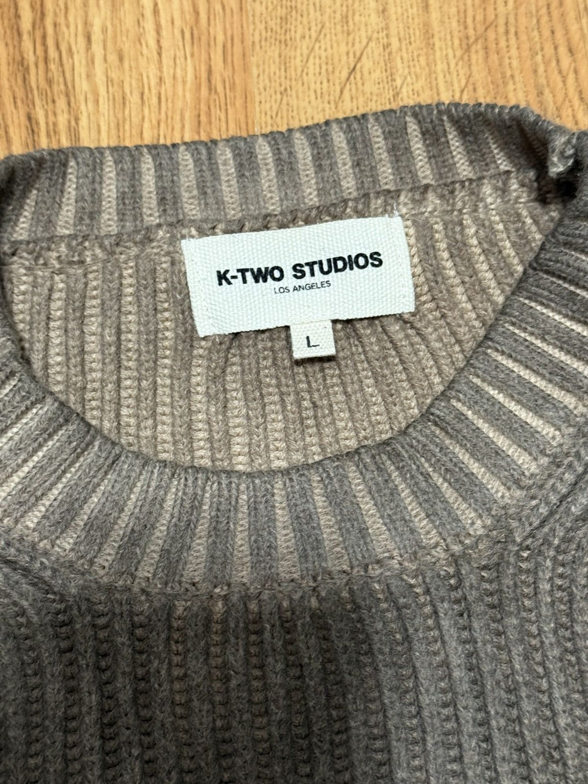 トップス Ktwo Studios Knit Brown Ktwo Studios Knit Brown