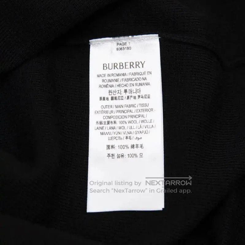 Burberry Burberry Black Short Sleeve Men's T-Shirt. Size US S / EU 44-46 / 1 - 7 Thumbnail