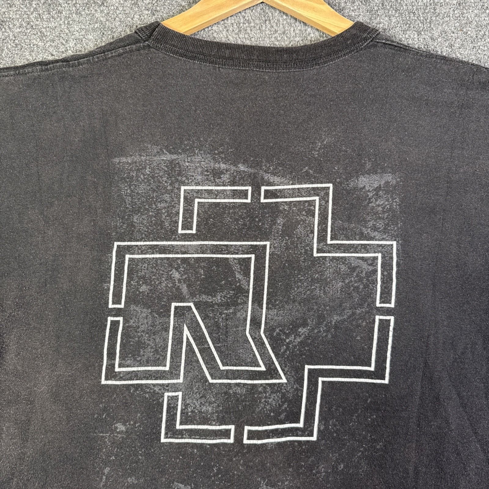 Band Tees Vintage Rammstein Shirt Large Black 90s SEHNSUCHT Tour 1997 Size US L / EU 52-54 / 3 - 6 Thumbnail