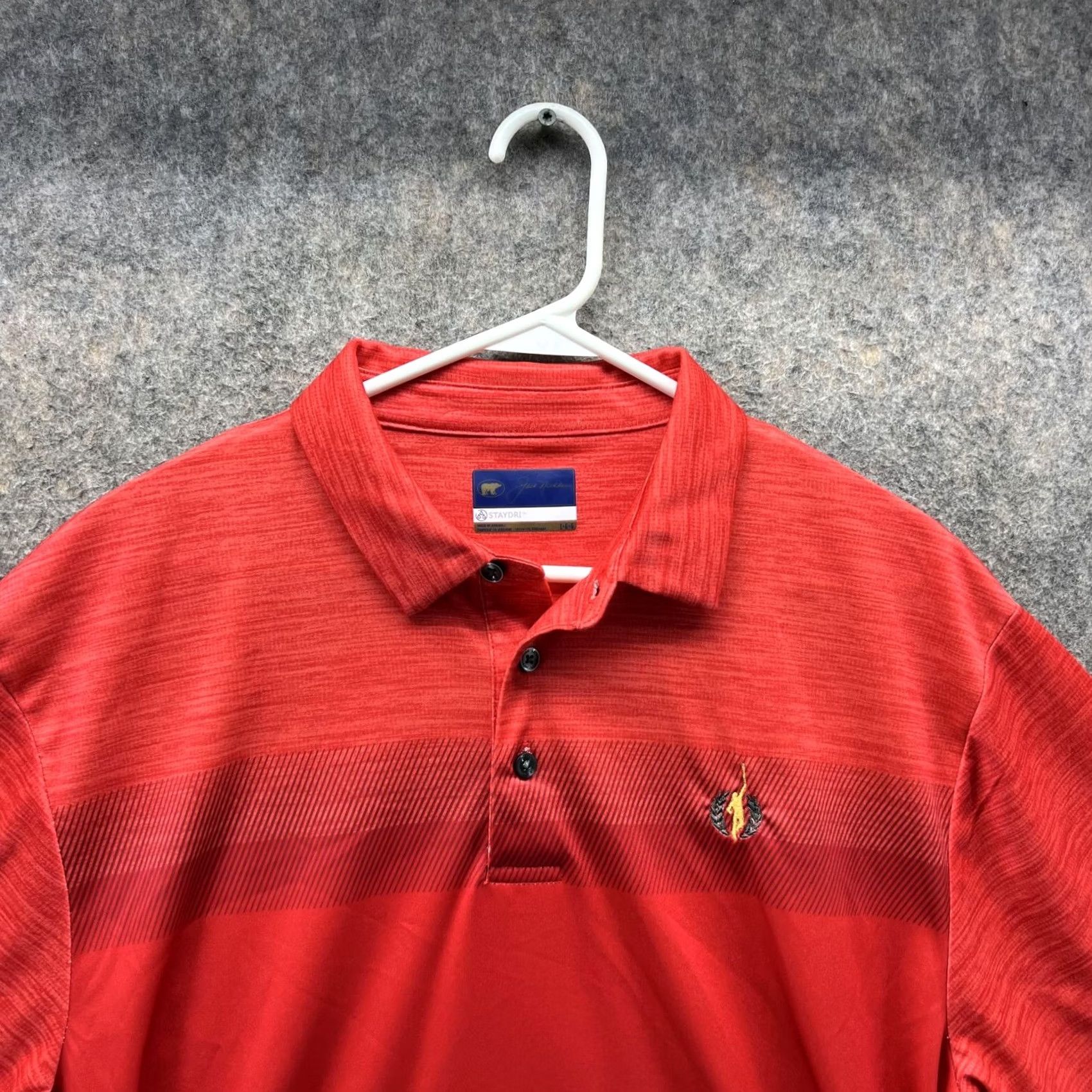 Vintage Jack Nicklaus Polo Shirt Men Large Adult Orange Polyester Stay Dri Knit Golf Size US L / EU 52-54 / 3 - 3 Thumbnail