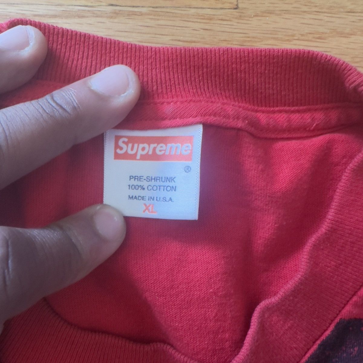 Supreme FW07 Supreme Robin tee XL red T-shirt 2007 Size US XL / EU 56 / 4 - 5 Thumbnail