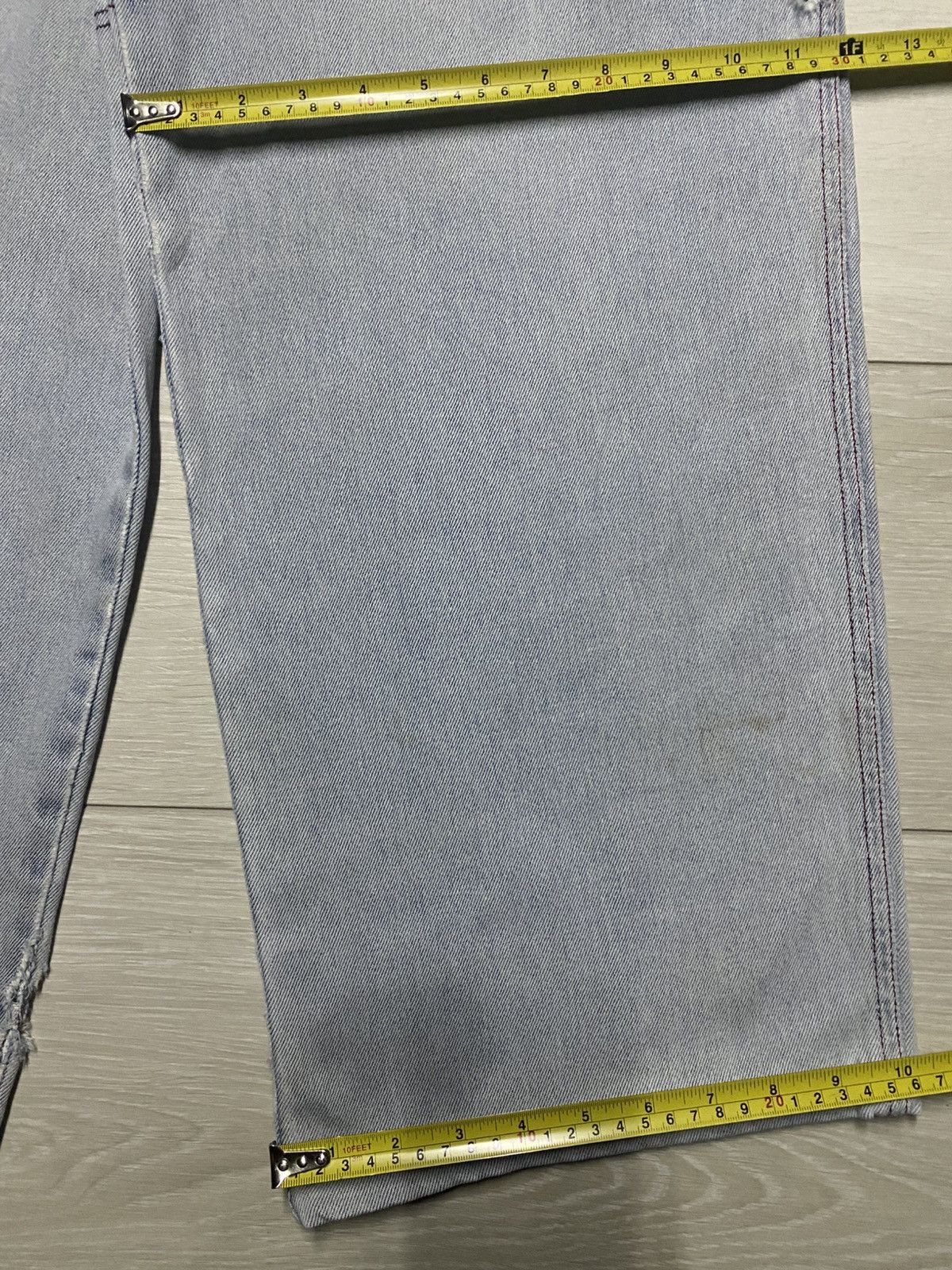 JNCO Vintge Japanese Amore Puro Faded Wash Carpenter Baggy Jeans Size US 30 / EU 46 - 22 Thumbnail