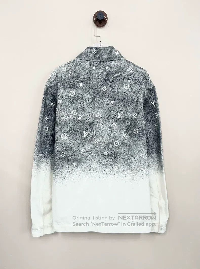 Louis Vuitton Louis Vuitton Grey Star Gradient Denim Jacket Size US XS / EU 42 / 0 - 2 Thumbnail