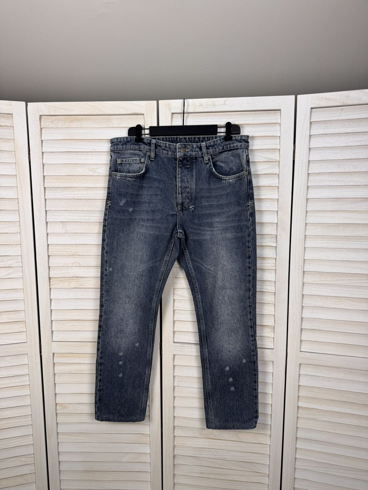 Ksubi Ksubi Jeans Men Blue Denim Distressed Straight Fit Size 32 Size US 32 / EU 48 - 3 Thumbnail
