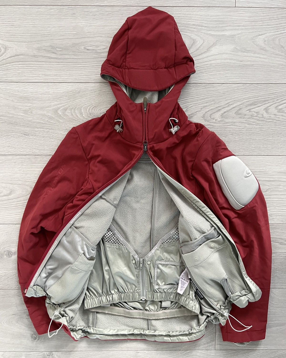 Salomon 2002 Technical Panelled Softshell Schoeller Cordura Jacket Size S / US 4 / IT 40 - 1 Thumbnail
